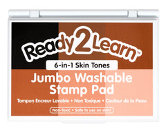 STAMP PAD JUMBO WASHABLE 6-IN-1 SKIN TONES