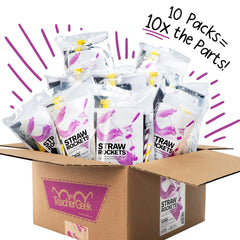 STRAW ROCKETS 10 PACK