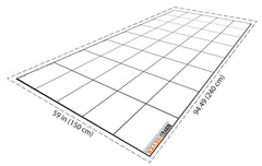 WONDER LEAGUE ROBOTICS COMPETITION GRID MAT 150CM X 240CM WITH 30CM GRID
