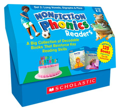 BOOKS NONFICTION PHONICS READERS LONG VOWELS CLASS SET 2