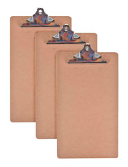 CLIPBOARD MASONITE 9X15.5 IN LEGAL - SCHOOL SMART - PACK OF 3