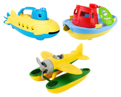 GREEN TOYS WATER VEHICLES SET