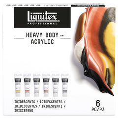 PAINT ACRYLIC HB LIQUITEX 2 OZ IRIDESCENT SET OF 6
