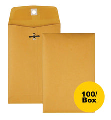 ENVELOPE CLASP 5X7.5 IN KRAFT BX OF 100