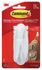 HOOK COMMAND DESIGNER LARGE CLEAR EACH