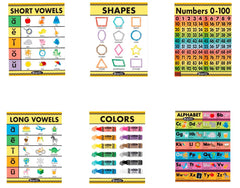 CHARTS CRAYOLA ASSORTMENT SET OF 6