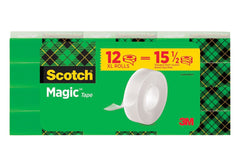 TAPE SCOTCH 810 MAGIC 0.75 IN X 1296 IN PACK OF 12