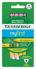 PENCIL PRESHARPENED TICONDEROGA MY FIRST NO2 PACK OF 4