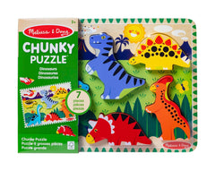 PUZZLE WOOD CHUNKY DINOSAURS