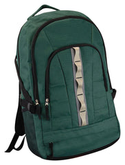 BACKPACK - HIGH SCHOOL STYLE - FOREST GREEN - EACH
