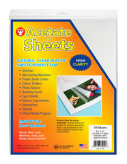 PAPER ACETATE 8-1/2 X 11 IN 10 SHT