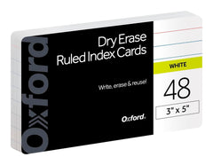 PPR INDX CRD DRY ERS 3 X 5 RLD PACK OF 48