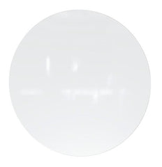 GLASSBOARD - GHENT - CODA LOW PROFILE CIRCULAR GLASSBOARD - MAGNETIC - 48 IN DIAMETER - WHITE COLOR
