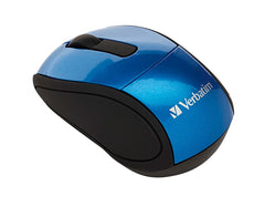 MOUSE WIRELESS MINI TRAVEL BLUE VERBATIM VER97471