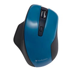 MOUSE WIRELESS SILENT ERGO TEAL VERBATIM VER70244