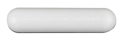 MAGNETIC STIR BAR PTFE SMOOTH 35X8MM PK10 WHITE