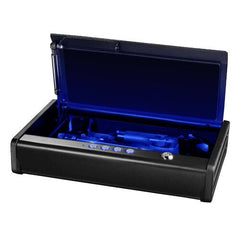 SENTRY SAFE XL QUICK ACCESS DIGITAL PISTOL SAFE WITH LED INTERIOR LIGHTS - 16 W X 10 D X 3 H IN