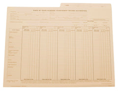12 PT FOLDER RECORD CUMULATIVE TEXAS K-12 9-1/4X11-3/4 100/PKG