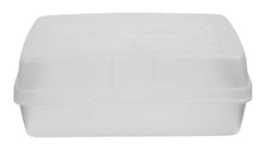 PENCIL BOX STANDARD - SCHOOL SMART CLEAR EACH