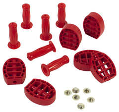 CHILDRENS FACTORY - SILVERRIDER RED PEDAL AND HANDGRIP REPLACEMENT SET