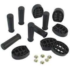 CHILDRENS FACTORY - CLASSICRIDER BLACK PEDAL AND HANDGRIP REPLACEMENT SET