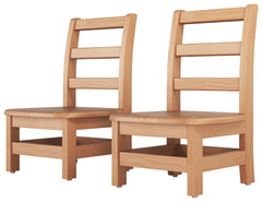 FOUNDATIONS - LITTLE SCHOLARS LADDERBACK CHAIR - 8-INCH SEAT - SET OF 2