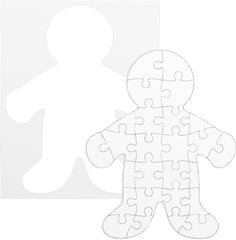 PUZZLE BLANK PEOPLE 26 PCS 8 X 10 IN PACK OF 24