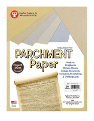 PAPER PRCHMNT 8 1/2 X 11 IN NAT 30 SHEETS