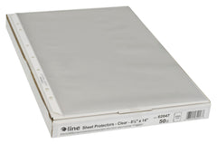 SHEET PROTECTOR HEAVYWEIGHT 8.5X14 IN CLEAR PK OF 50