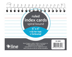 PAPER INDEX CRD NTBK 3 X 5 IN WHT 50 SHT