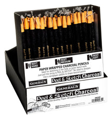 PENCILS CHARCOAL GENERALS PEEL AND SKETCH SET OF 72