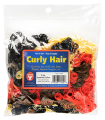 CURLY HAIR ASST 4 CLR 4 OZ BAG