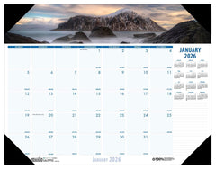 CALENDAR DESK PAD 12 MONTH 22X17 IN EARTHSCAPE JAN-DEC 2026