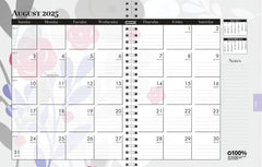 PLANNER SPIRAL ACADEMIC 12 MONTH 7X9 IN WILDFLOWER AUG25-JULY26