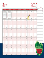PLANNER ACADEMIC 12 MONTH 7X10 IN SEASONAL JULY25-JUNE26