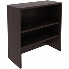 STACK-ON BOOKCASE - CLASSROOM SELECT - 2-SHELF STACK-ON BOOKCASE - 36 W X 15 D X 36 H IN - ESPRESSO COLOR