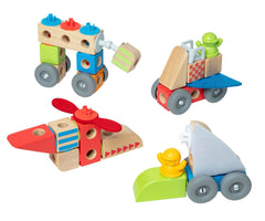 BLOCKABLES VEHICLES- SET OF 54