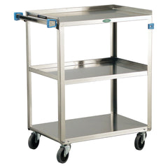 UTILITY CART - LAKESIDE STAINLESS STEEL 3 SHELF UTILITY CART 15-1/2 X 24 X 32