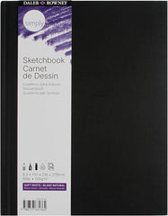 PAD SKETCH HARDBOUND SFT WHT 8.5X11 IN PACK OF 3