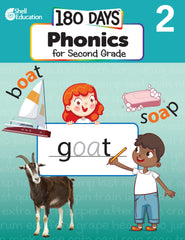WORKBOOK 180 DAYS PHONICS FOR GRADE 2