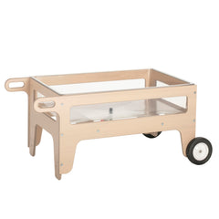KIT - OUTDOOR SAND AND WATER TABLE - LG FRAME OAK POLY WITH CLEAR TUB