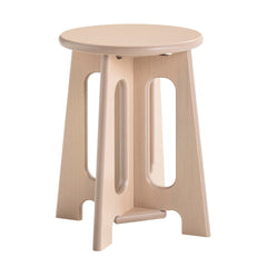 STOOL OUTDOOR OAK POLY 16H