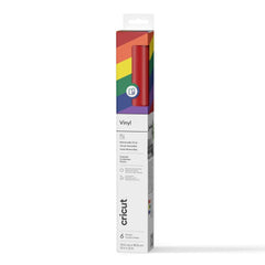 VINYL ADHESIVE CRICUT 12 L X 12 W IN RAINBOW 6 SHTS NEW