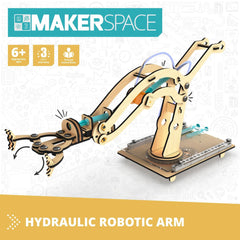 ENGINO HYDRAULIC ROBOTIC ARM - WOODEN SET