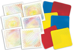 RUBBING PLATES OPTICAL ILLUSION SET OF 6