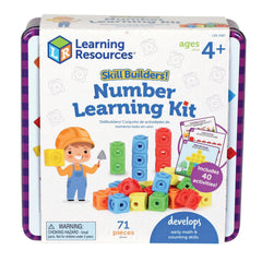 CLASSROOM KIT - LEARNING RESOURCES - SKILL BUILDERS NUMBER LEARNING KIT - PREK-K