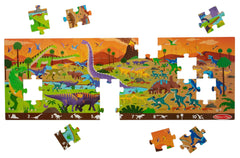 DINOSAURS FLOOR PUZZLE - 48 PIECES
