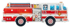 GIANT FIRE TRUCK FLOOR PUZZLE - 24 PIECES