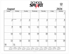 CALENDAR DESK PAD REFILL SCHOOL SMART 17 MONTH 22X17 IN AUG26-DEC27