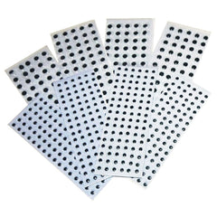 Wiggle Eyes Peel Stick Black Pk590